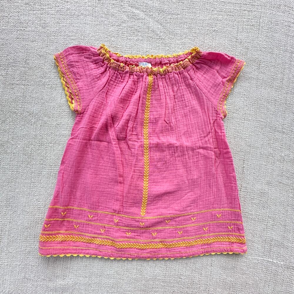 Mer St. Barth Pink Cotton Gauze Tunic Dress VGUC 2